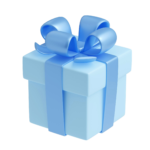 3d-render-blue-gift-box-with-ribbon-male-package | Stream Telecom